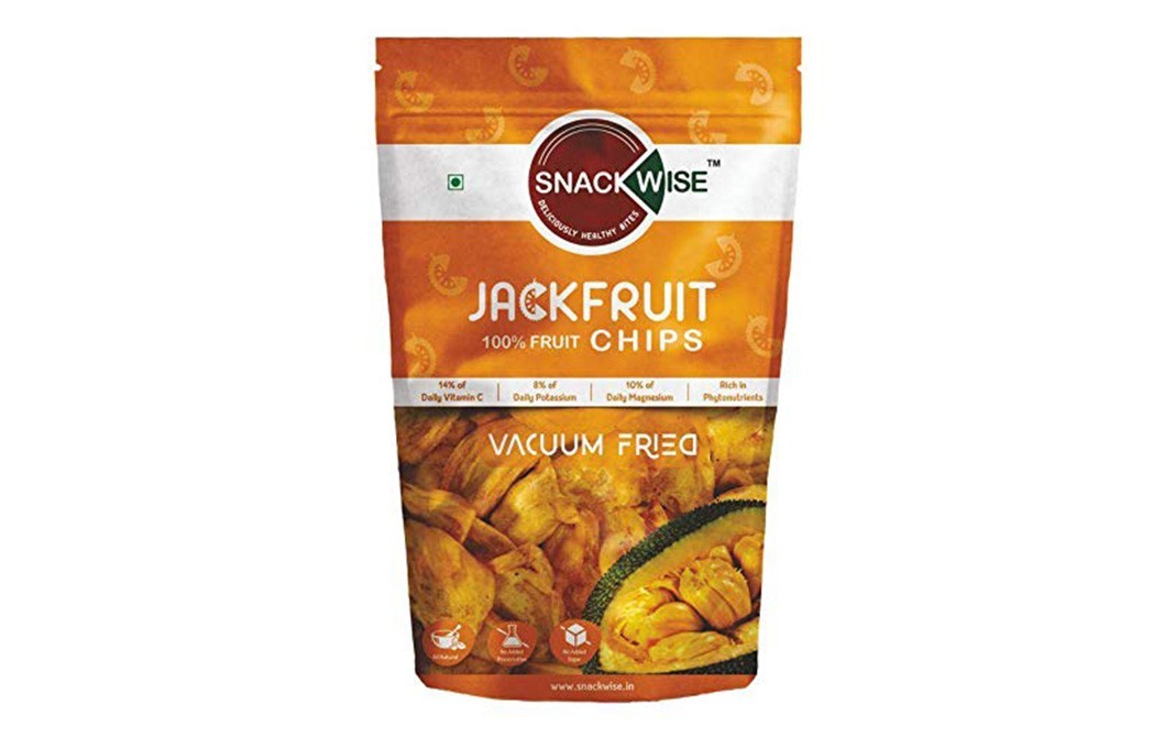 Snack Wise Jackfruit 100% Fruit Chips Vacuum Fried   Pack  30 grams